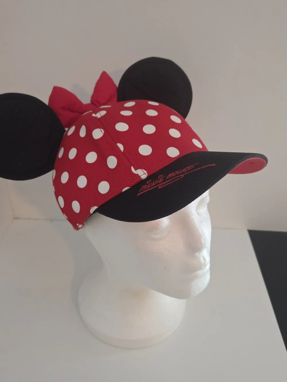 Red Polka Dot Minnie Mouse Ear Hat - Kids Costume